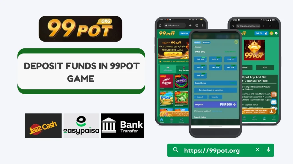 99Pot Game Deposit